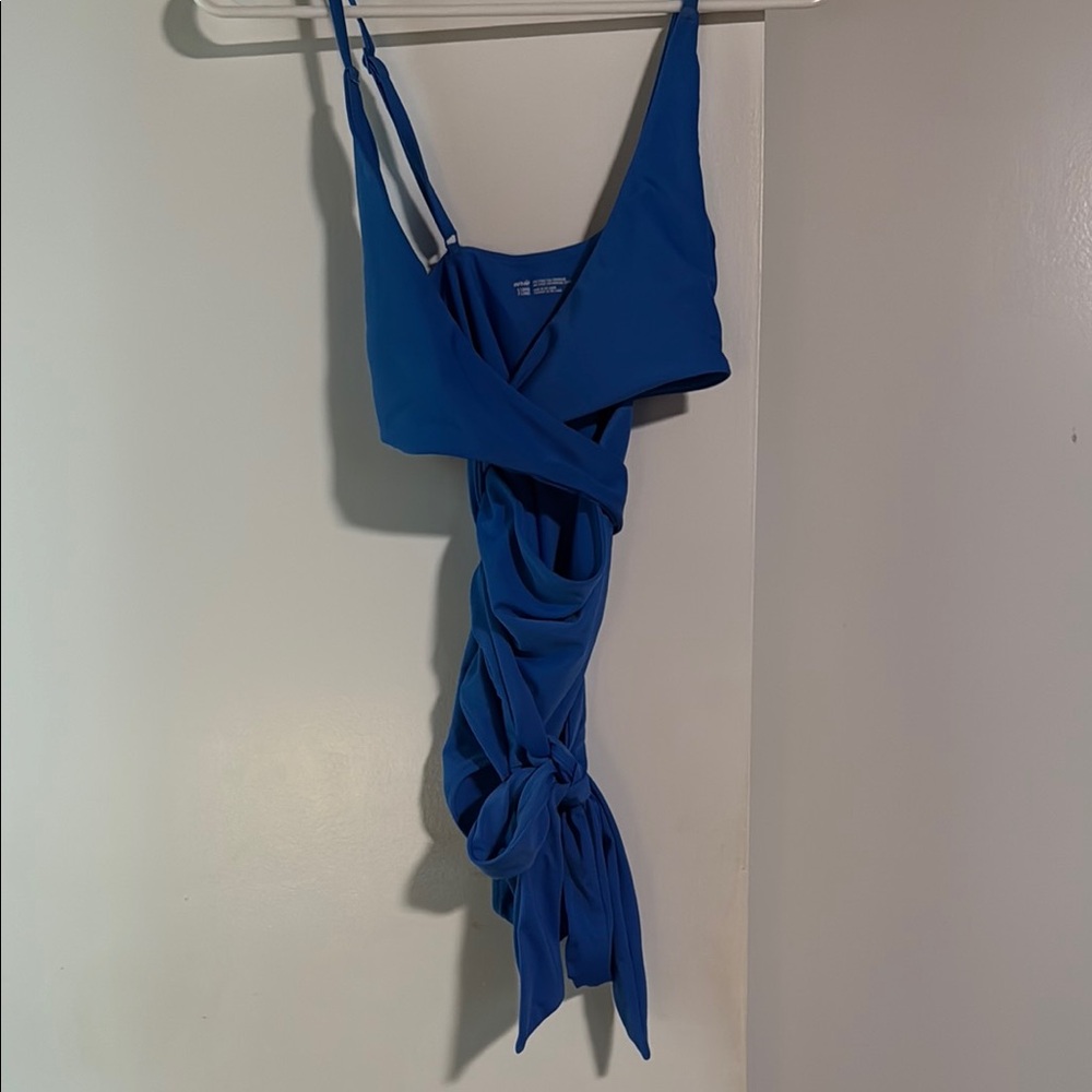 Aerie Vibrant Blue One-Piece Size Small Long
